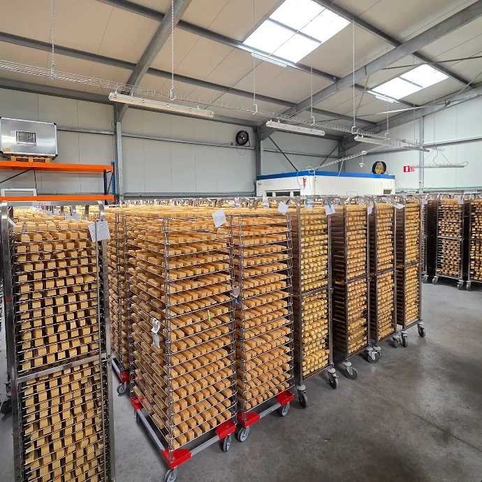 La cave d'affinage des fromages Madnimals