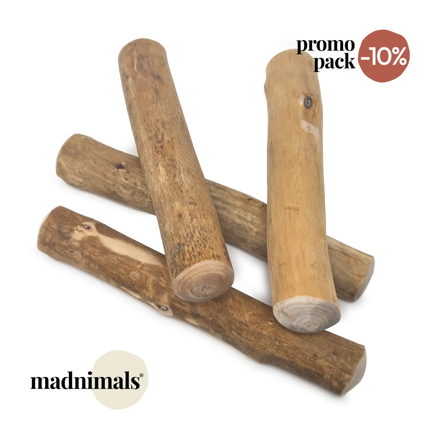 Madnimals - bois de Cannelle - M - Lot de 4
