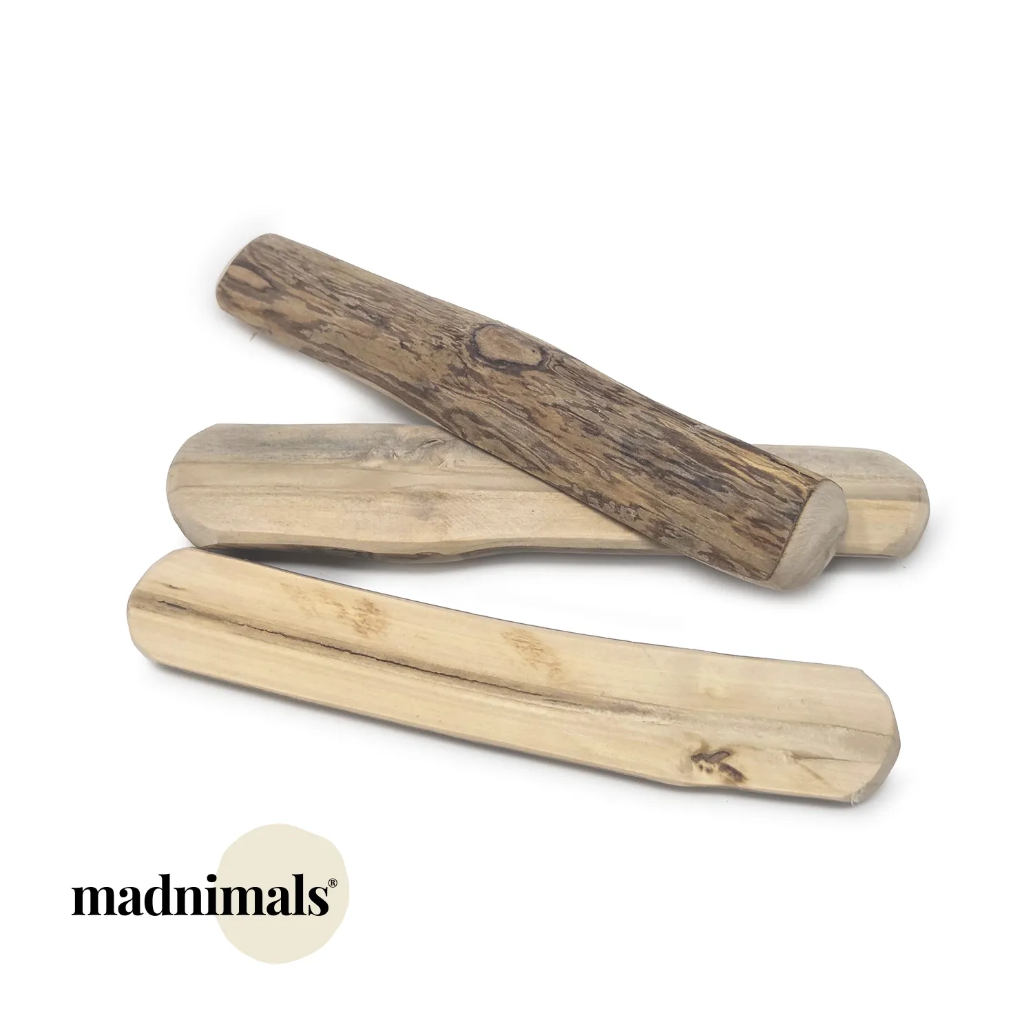 Madnimals - tranche de bois de Café - S - Lot de 3